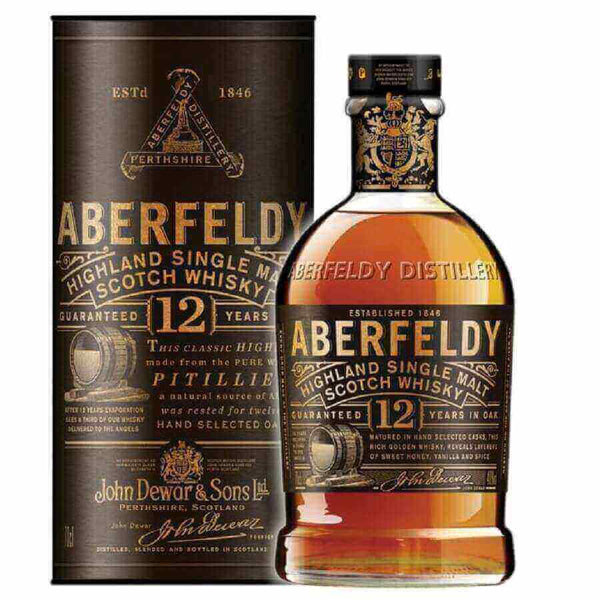 Aberfeldy 12 Year Old Highland Single Malt Scotch Whisky
