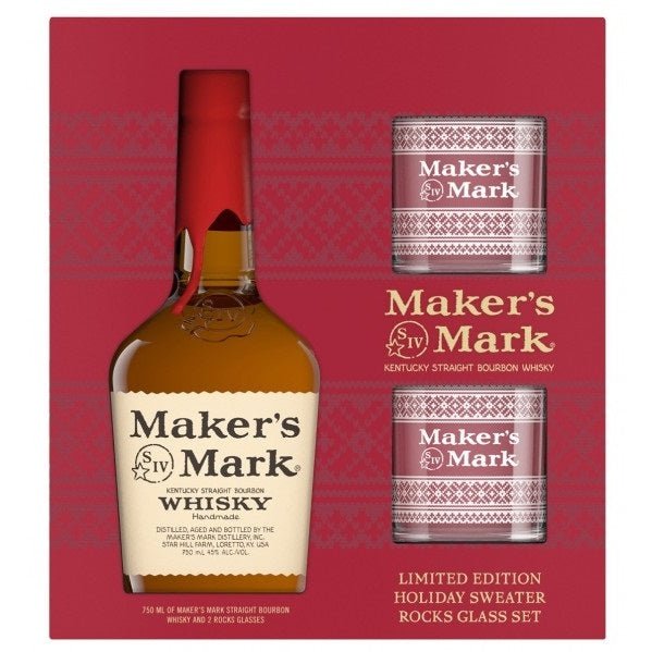 Maker's Mark Whiskey Flask Gift Pack
