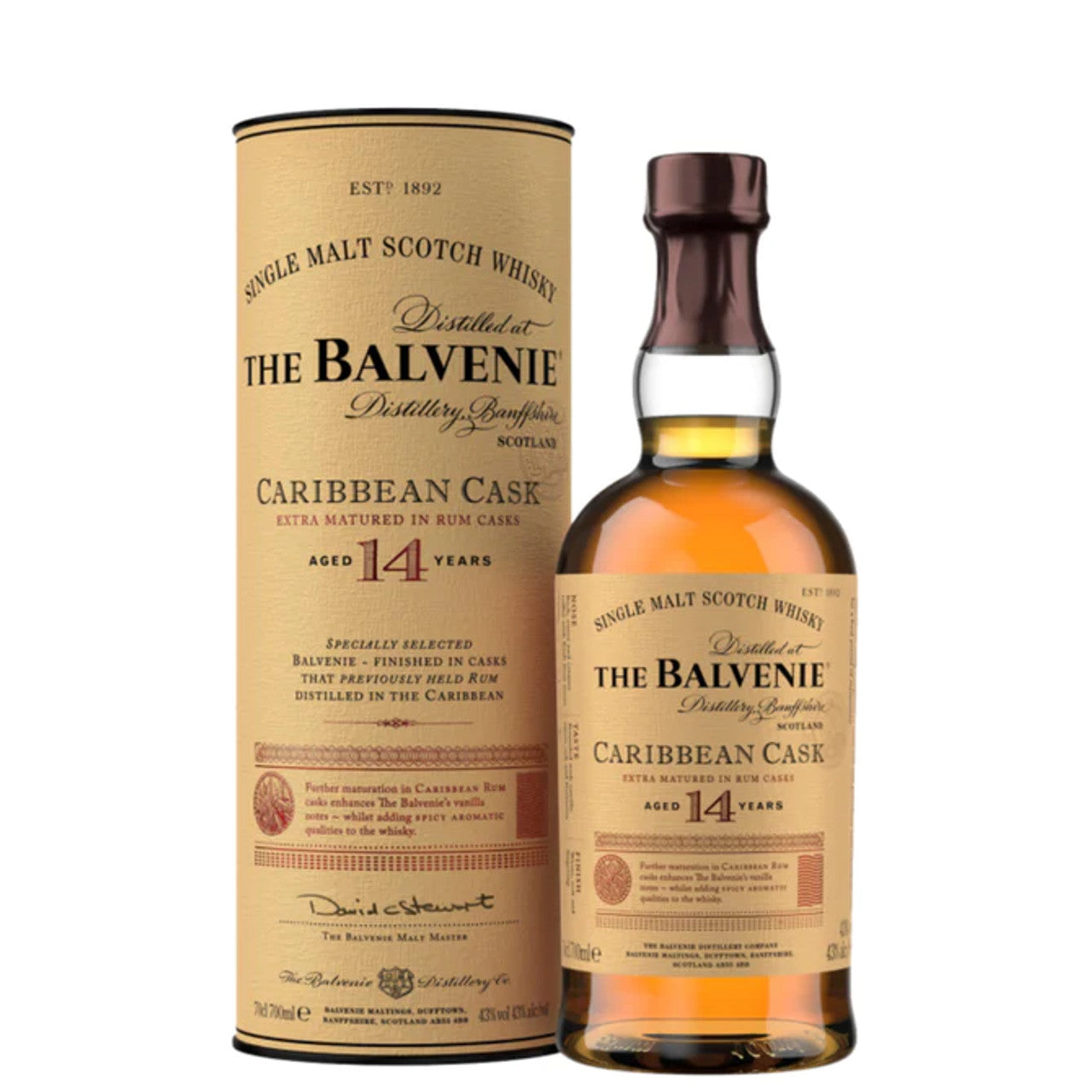 The Balvenie Caribbean Cask 14 Year Old Single Malt Scotch Whisky