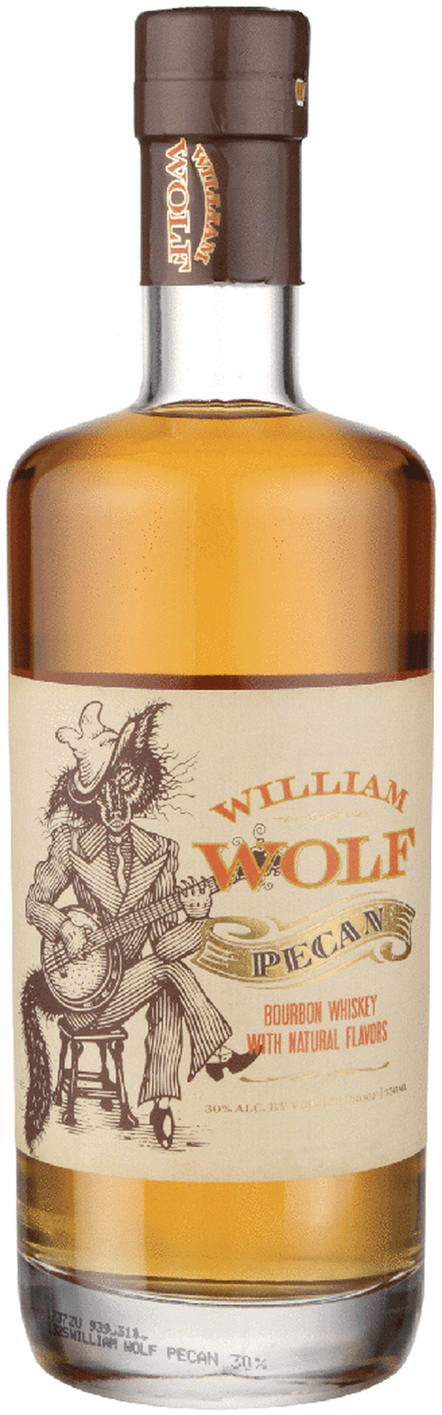 William Wolf Pecan Bourbon Whiskey Liqueur