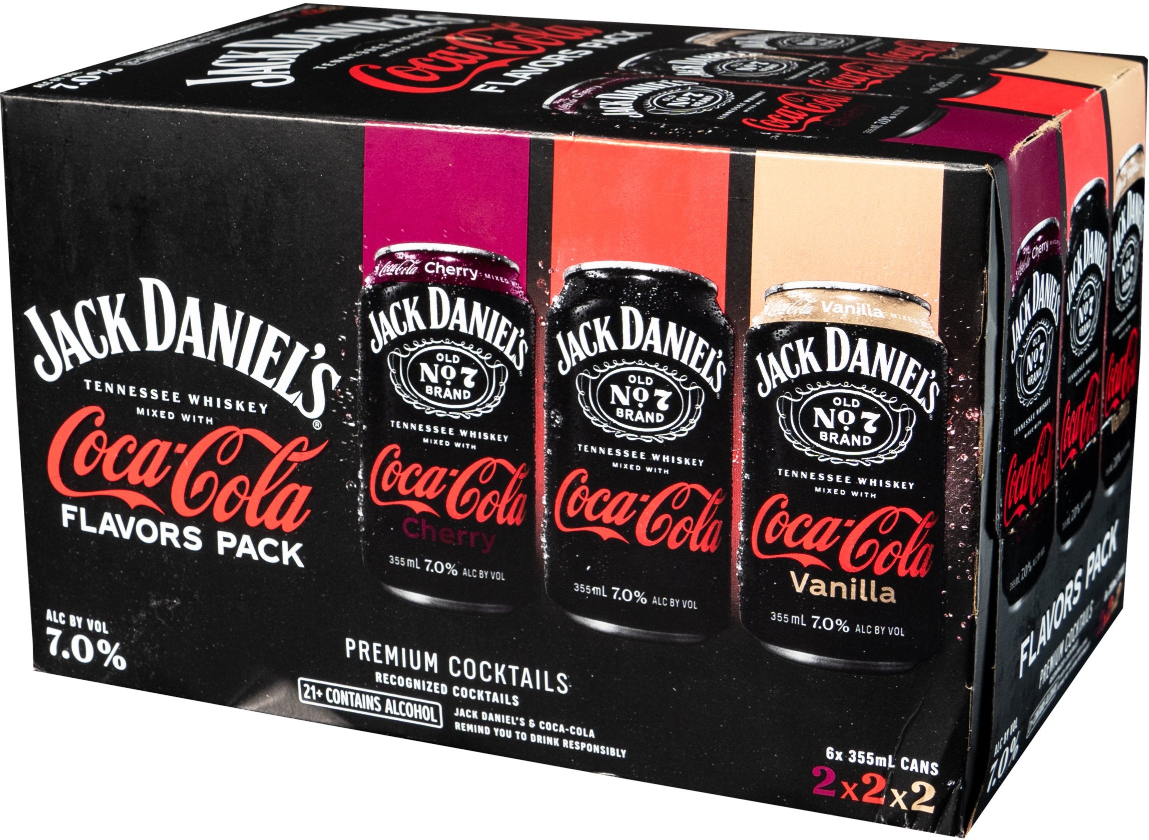 Jack Daniel's Ready-to-Drink Cocktail Variety Pack (6-Pack)
