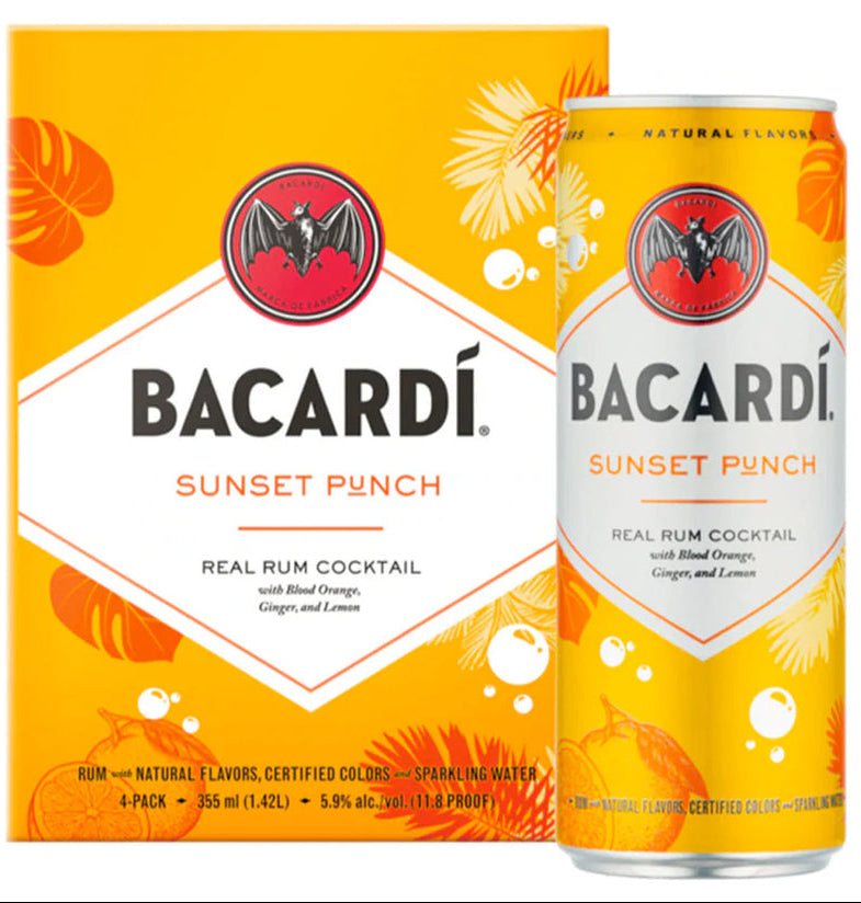 Bacardí Sunset Punch Ready-to-Drink Cocktail