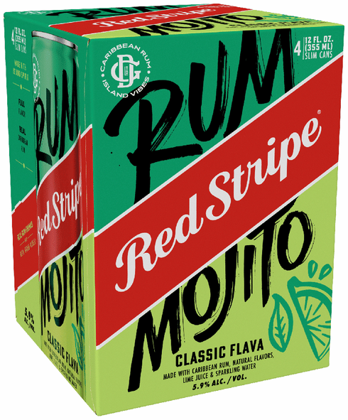 Red Stripe Rum Mojito Canned Cocktail