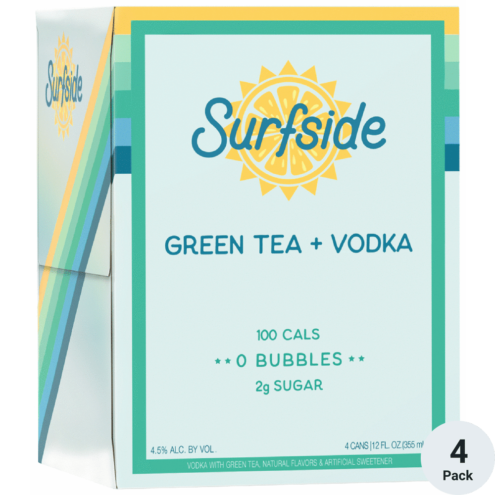Surfside Green Tea + Vodka 4-Pack