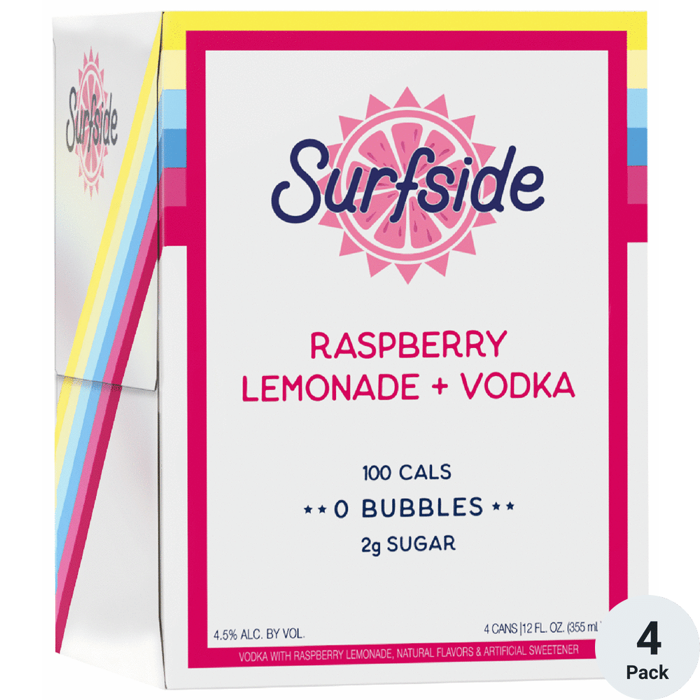Surfside Raspberry Lemonade + Vodka 4-Pack