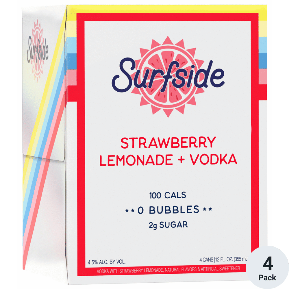 Surfside Strawberry Lemonade + Vodka 4-Pack