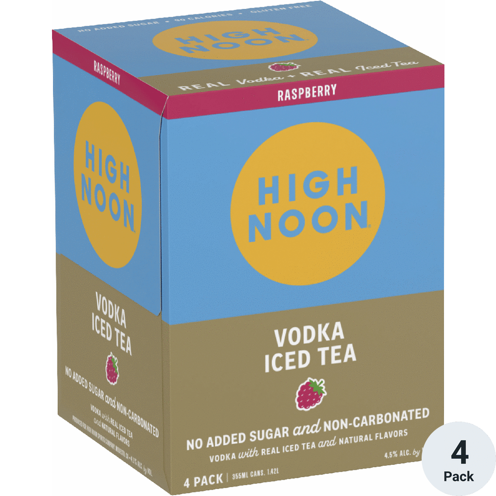 High Noon Tea Raspbberry Hard Tea