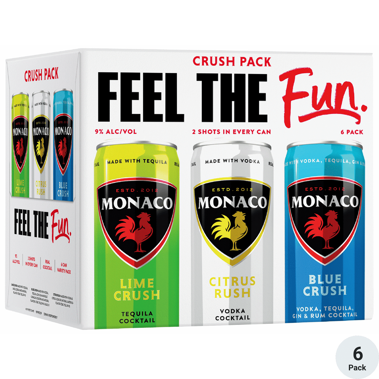 Monaco Cocktail Variety Pack 6-Pack