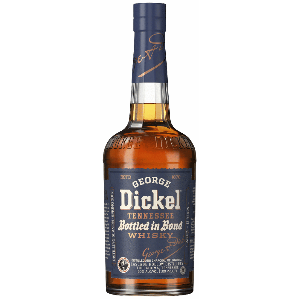 George Dickel Bottled-in-Bond Tennessee Whiskey, Aged 13 Years, Fall 2007