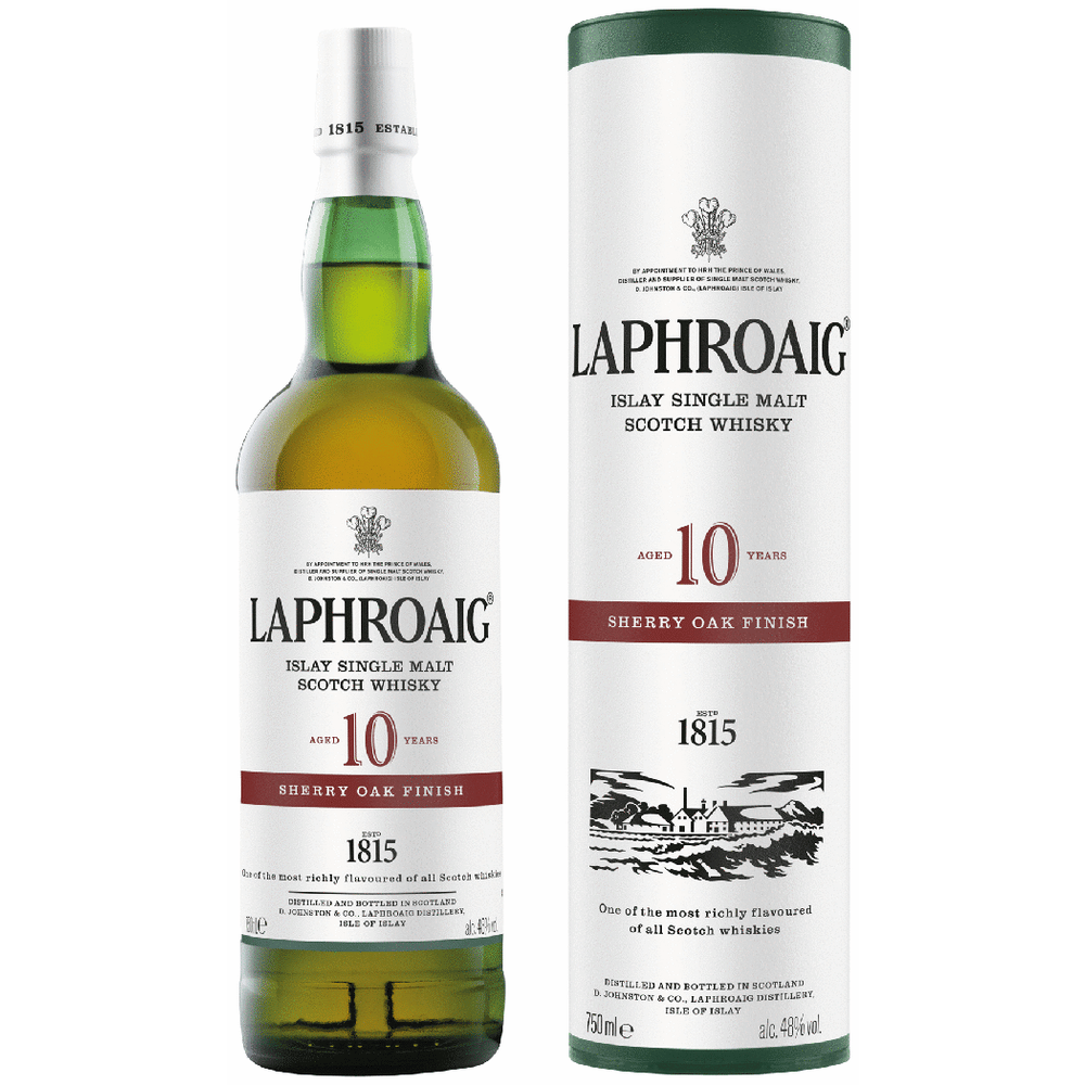 Laphroaig 10 Year Old Sherry Oak Finish Islay Single Malt Scotch Whisky