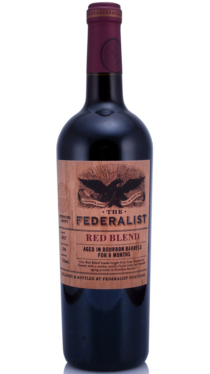 The Federalist Red Blend Bourbon Barrel Aged