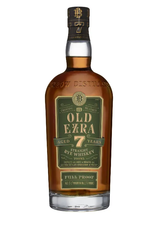 Old Ezra 7 Year Old Straight Rye Whiskey Barrel Strength