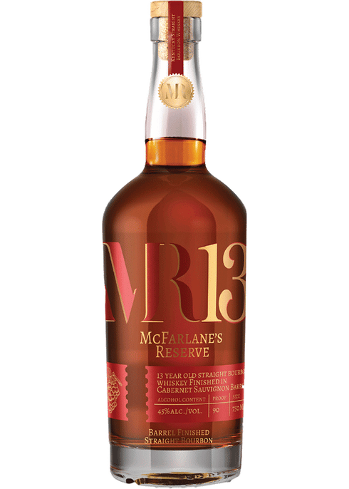 McFarlane's Reserve 13 Year Old Barrel Finished Straight Bourbon Whiskey