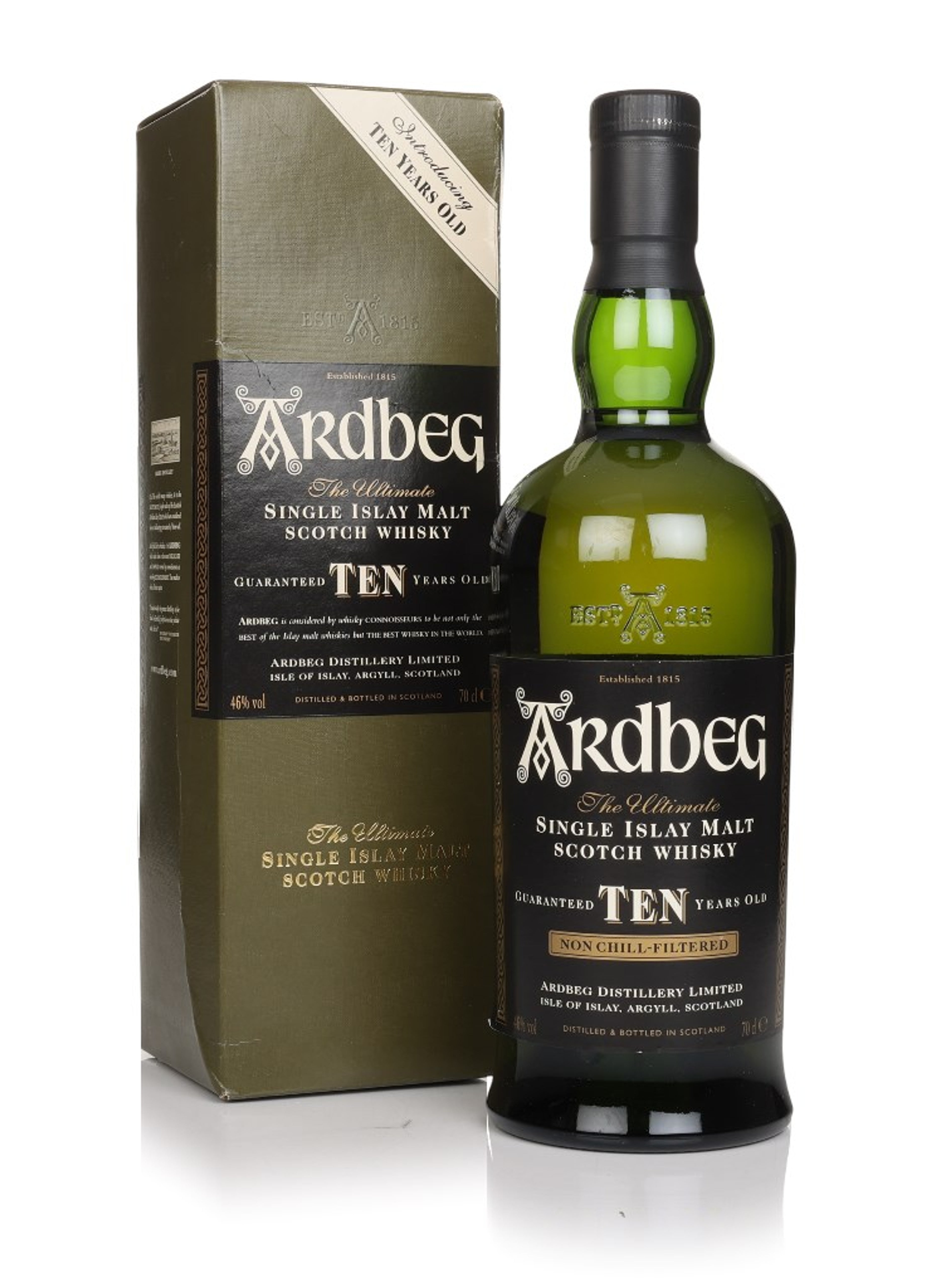 Ardbeg Ten Years Old Islay Single Malt Scotch Whisky