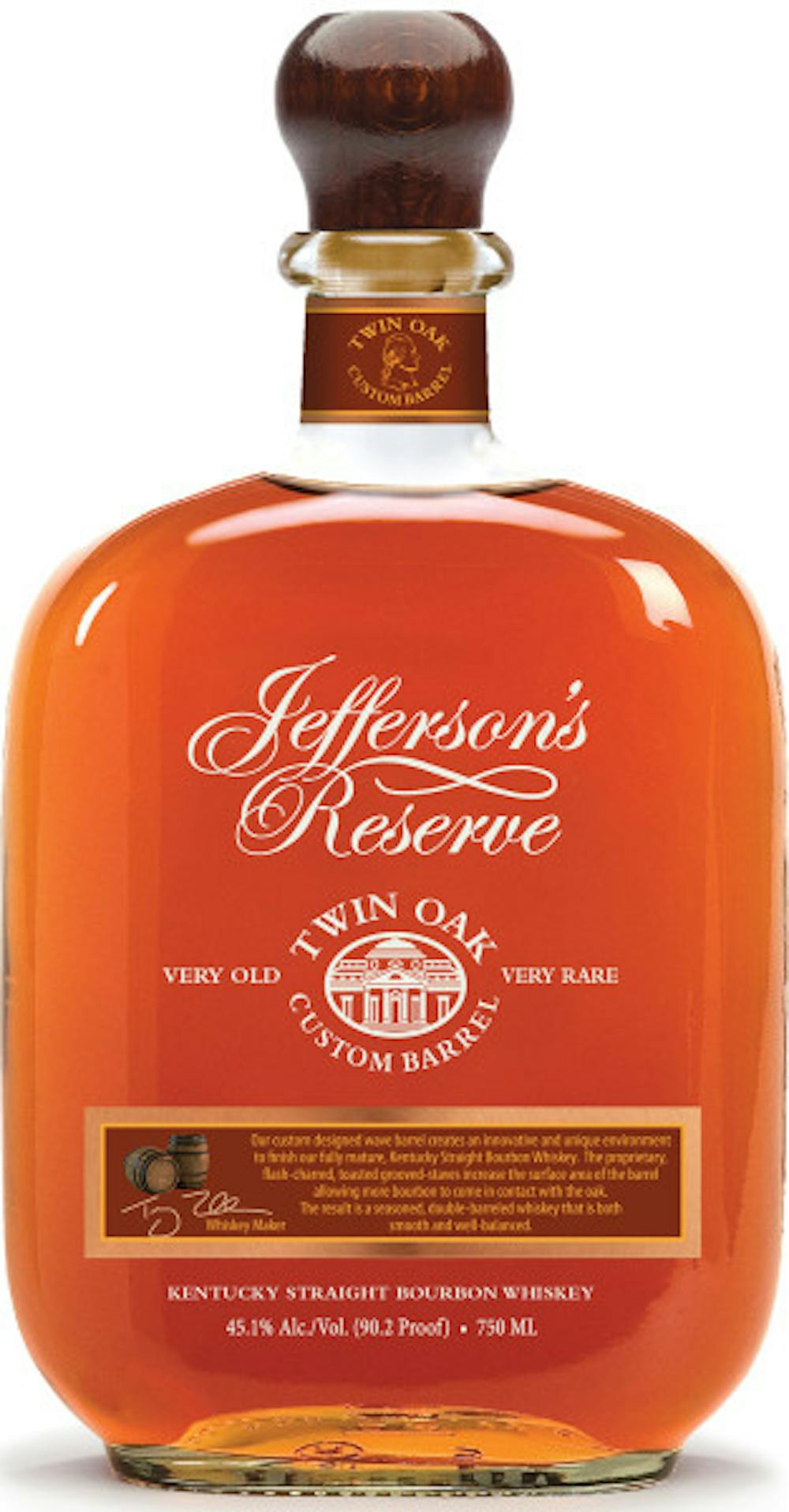 Jefferson's Reserve Very Small Batch Straight Bourbon Whiskey