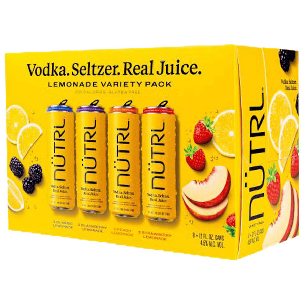 NÜTRL Vodka Lemonade Variety Pack (8-Pack)