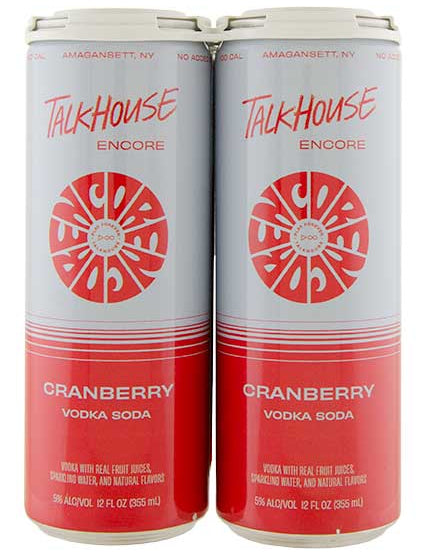 Talkhouse Encore Cranberry Vodka Soda