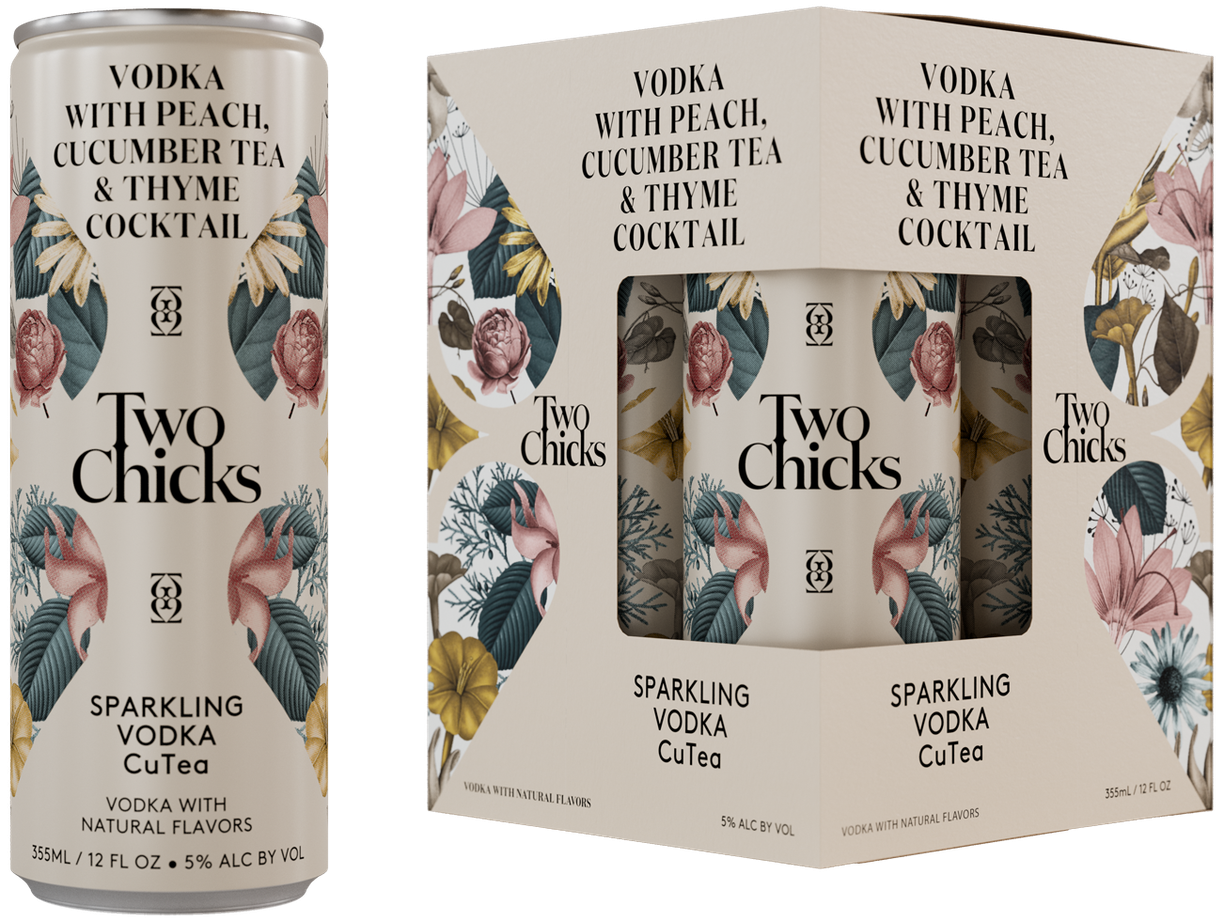 Two Chicks Sparkling Cu-Tea