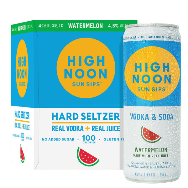 High Noon Watermelon Vodka Hard Seltzer
