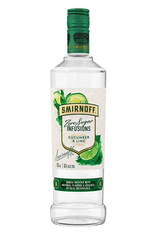 Smirnoff Seltzer Zero Sugar Cucumber & Lime