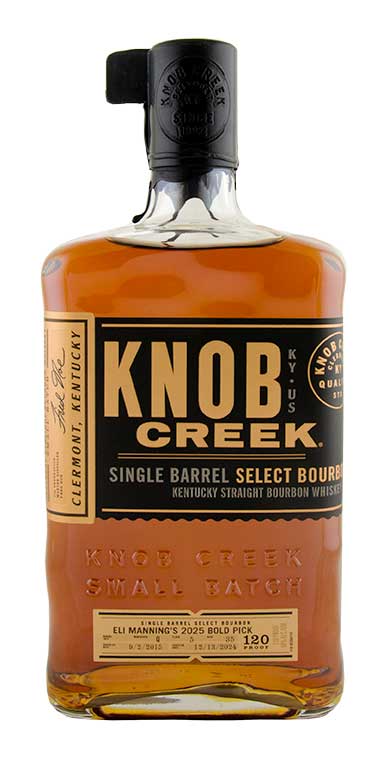 Knob Creek Single Barrel Bourbon: Eli Manning's Bold Pick