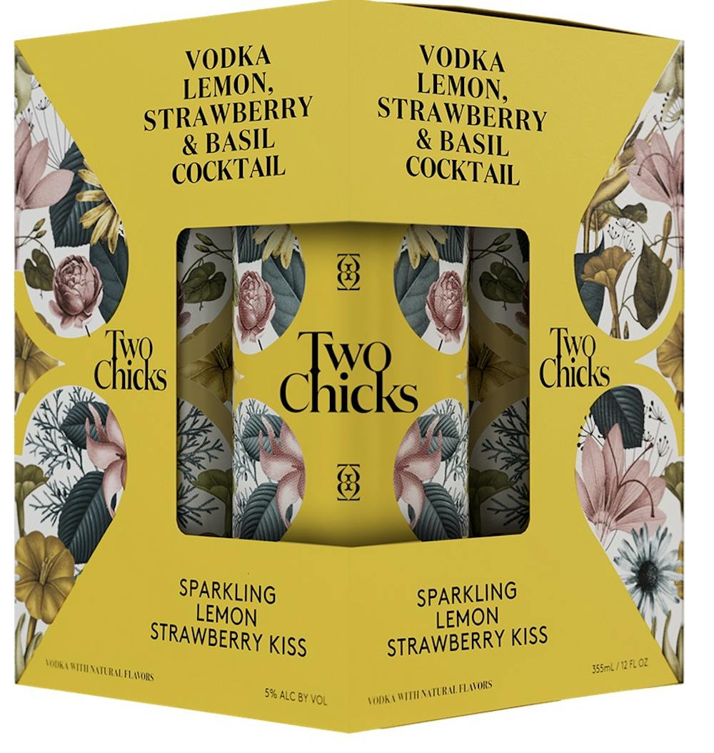 Two Chicks Sparkling Lemon Strawberry