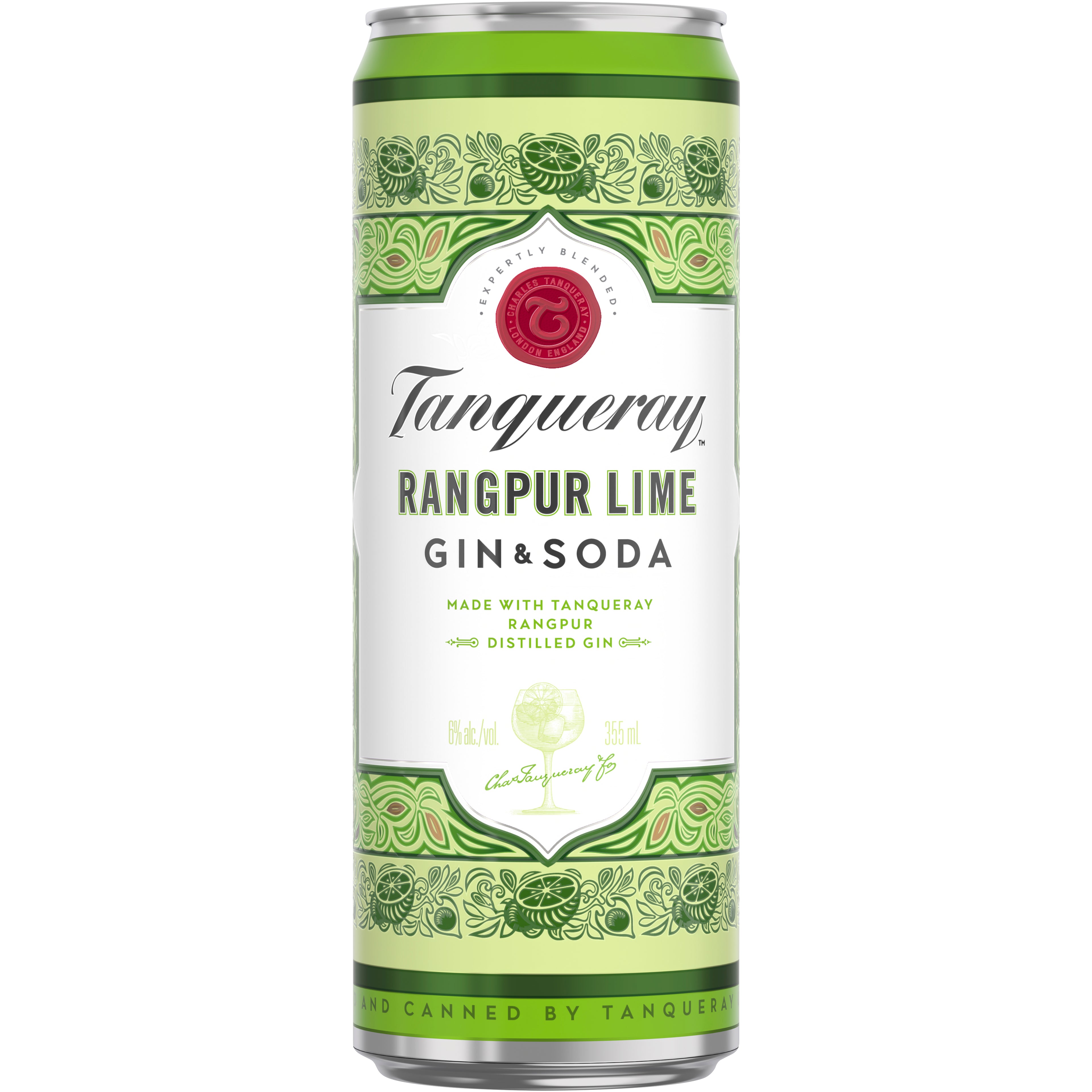 Tanqueray Gin&Soda Rangpur Lime Cans
