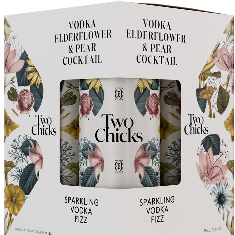 Two Chicks Sparkling Elderflower & Pear