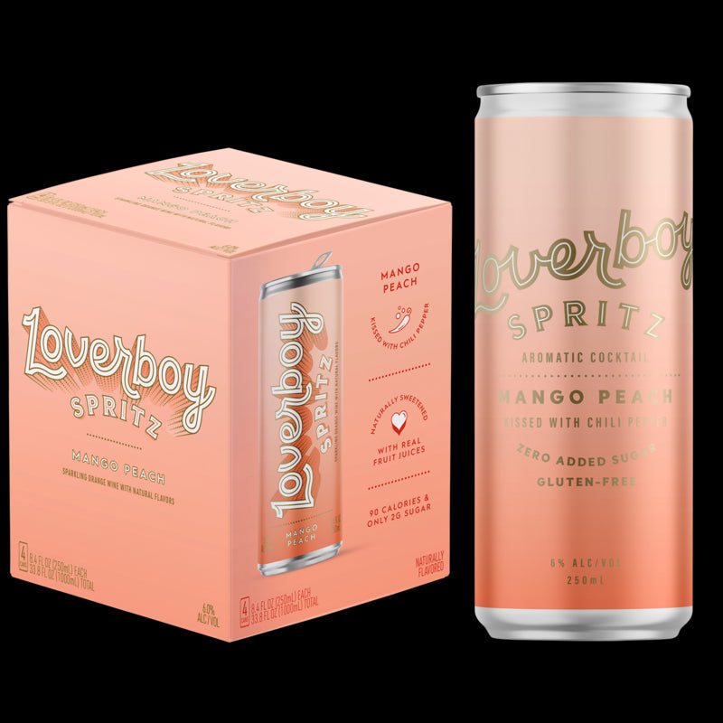 Loverboy Mango Peach Spritz 4-Pack