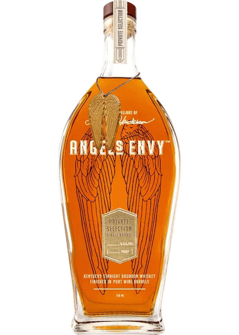 Angel's Envy Private Selection Single Barrel Kentucky Straight Bourbon Whiskey Finished in Port Wine Barrels