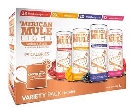 Merican Mule Variety 8 Pack Light Vodka Cocktail