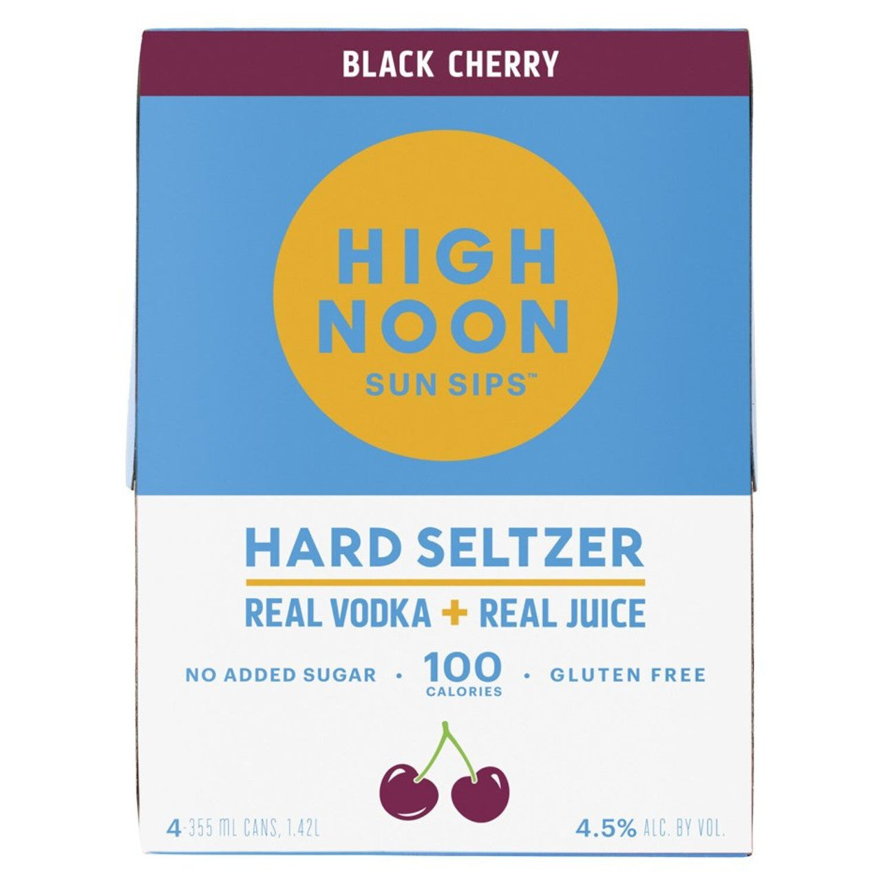 High Noon Hard Seltzer Black Cherry