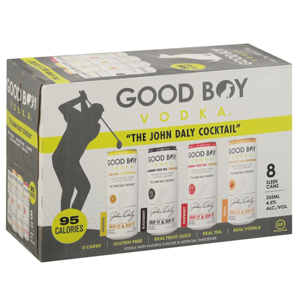 Good Boy Vodka The John Daly Cocktail Variety Pack 8-Pack