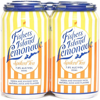 Fishers Island Original Spiked Lemonade Canned Cocktail (4-Pack)