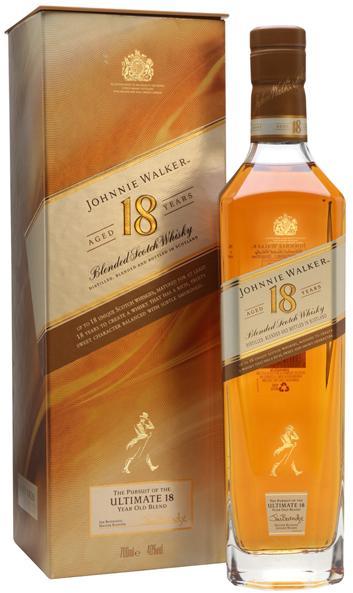 Johnnie Walker Aged 18 Years Blended Scotch Whisky