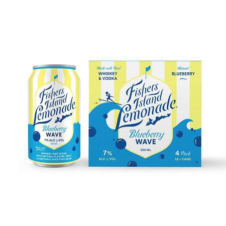 Fishers Island Nude Blueberry Lemonade Canned Cocktail (4-Pack)