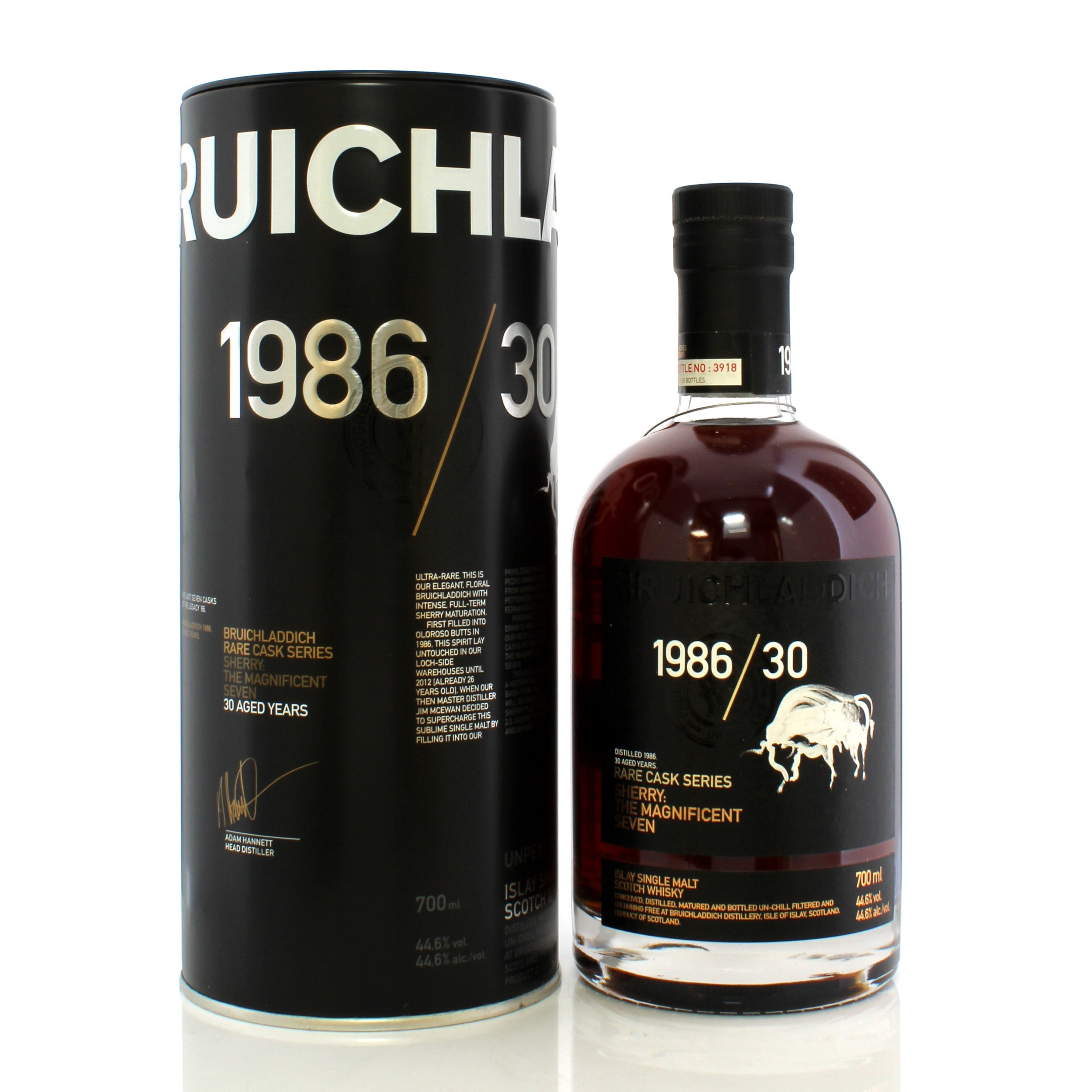 Bruichladdich Rare Cask Series 1986 30 Year Old Islay Single Malt Scotch Whisky