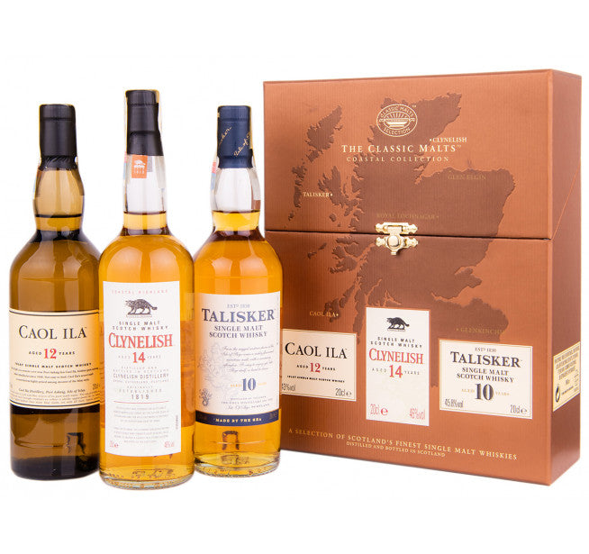 The Classic Malts Coastal Collection (Caol Ila, Clynelish, Talisker)