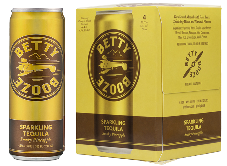 Betty Booze Sparkling Tequila with Smoky Pineapple
