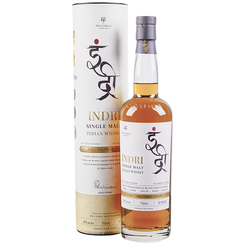 Indri Trini Three Wood Indian Single Malt Whisky