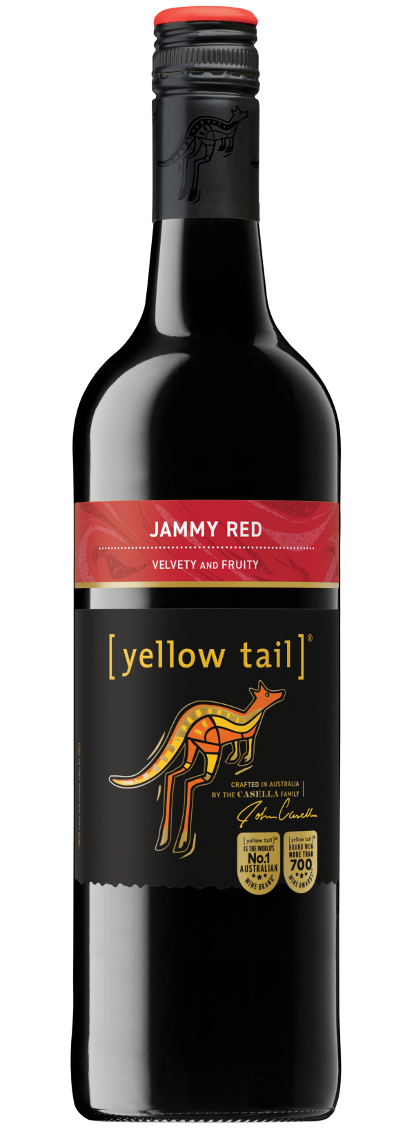 Yellow Tail Jammy Red Velvety and Fruity