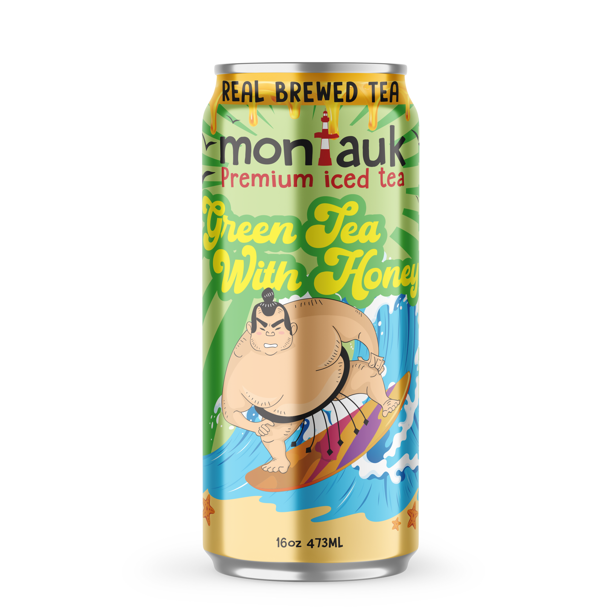 Montauk Iced Tea Green Tea Can