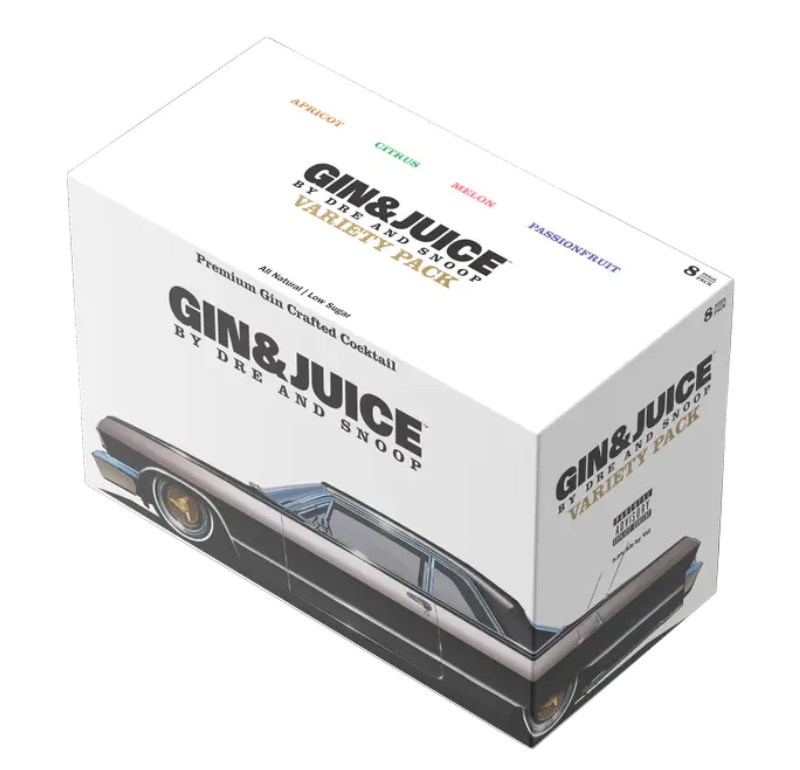 Gin & Juice By Dre and Snoop Ready-to-Drink Variety Pack (8-Pack)