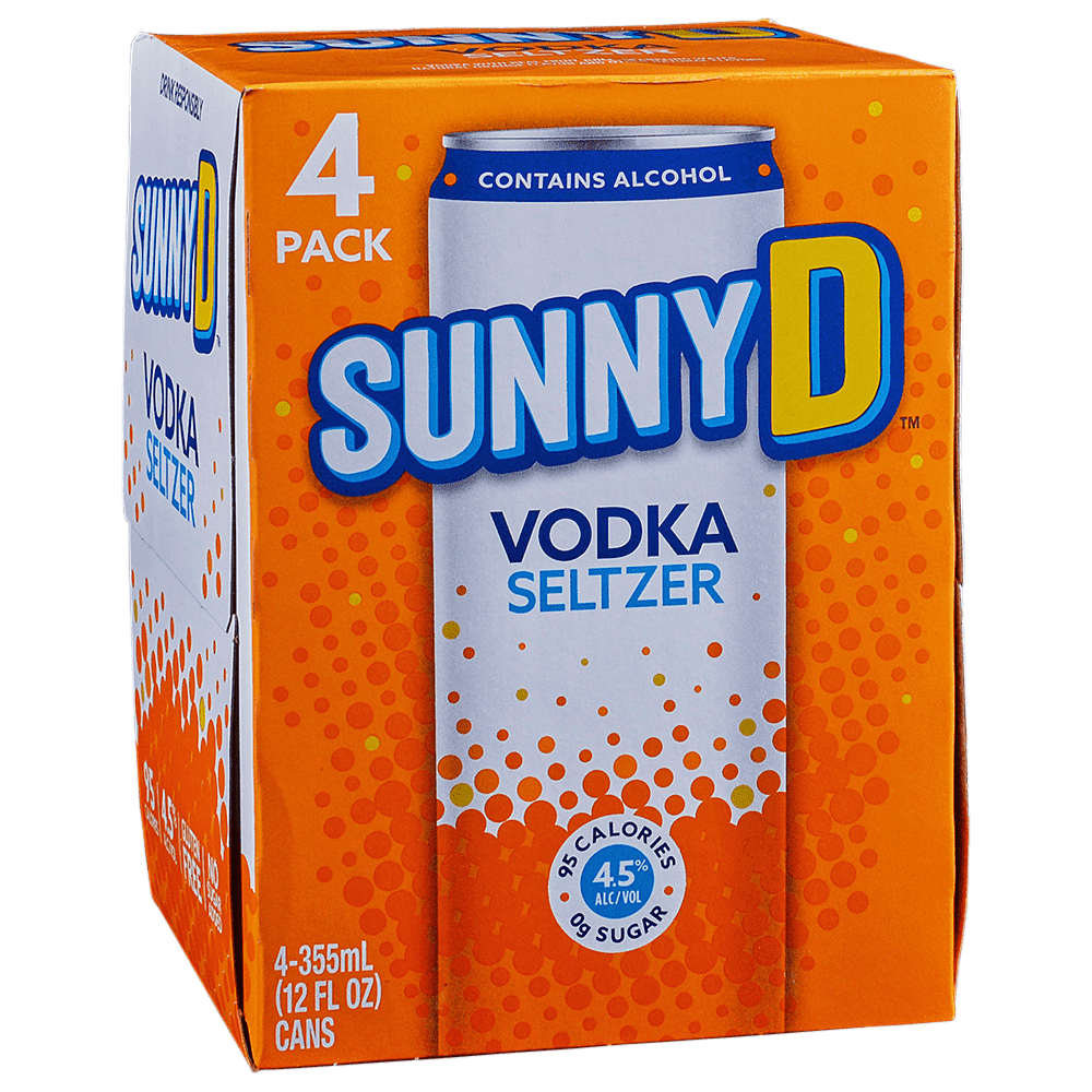 Sunny D Vodka Seltzer (Original Citrus) 4-Pack