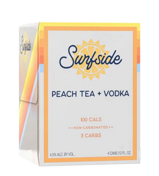Surfside Peach Tea + Vodka 4-Pack