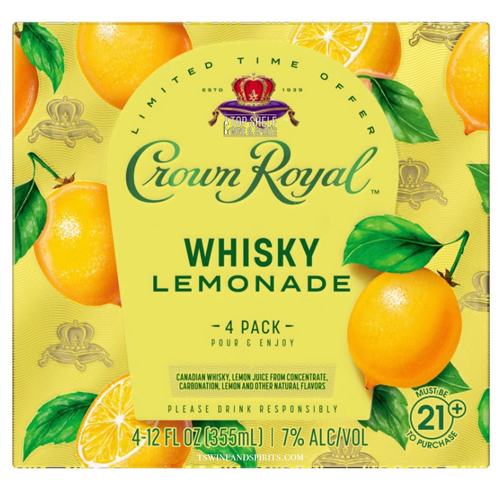 Crown Royal Cans Lemonade