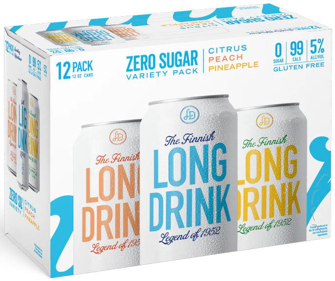 Long Drink Zero Variety 12-Pack