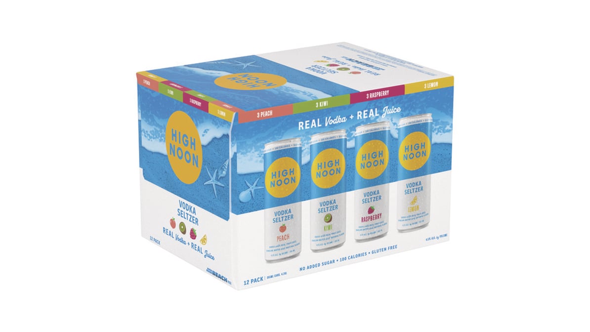 High Noon Hard Seltzer "Beach Pack" Variety Pack (12-Pack)