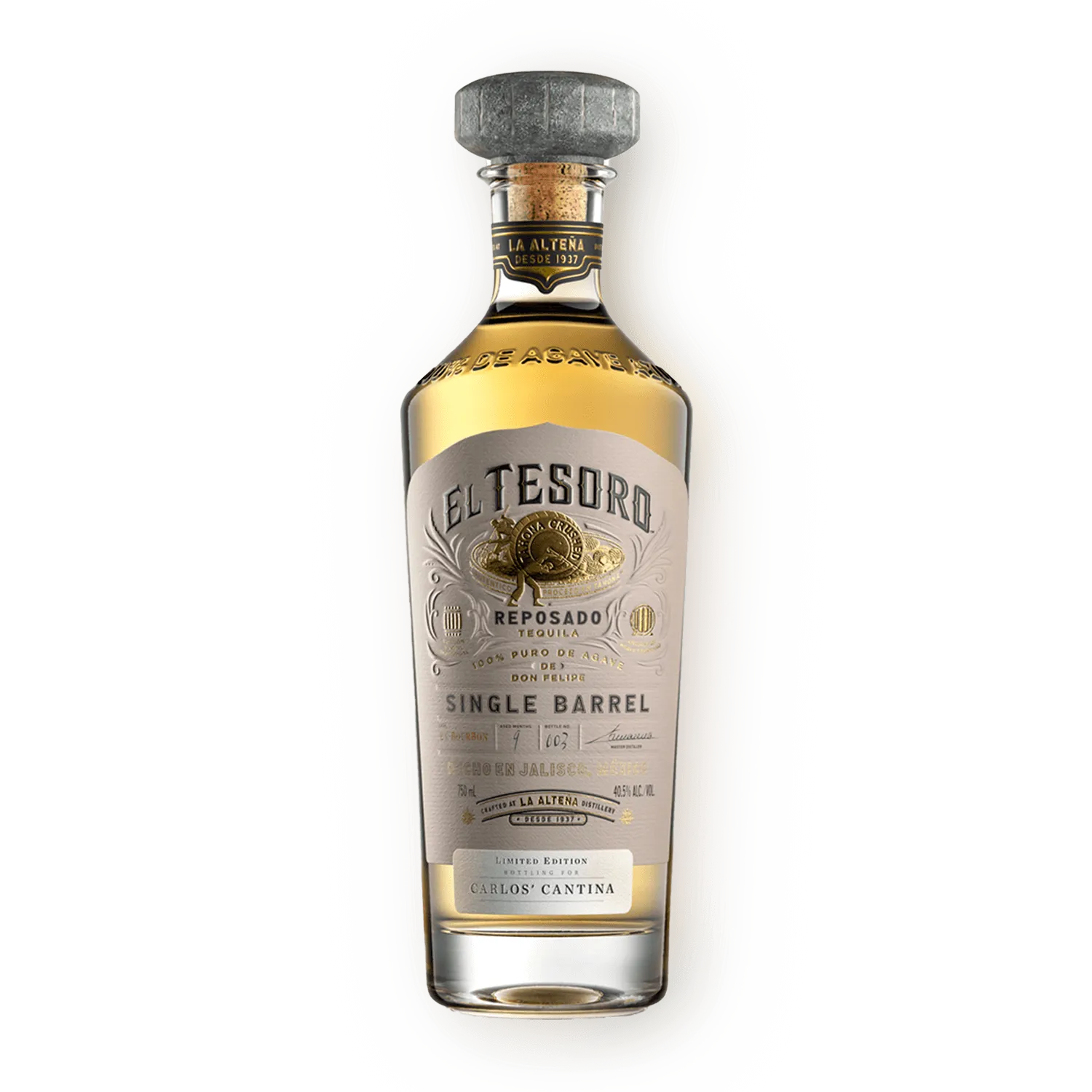 El Tesoro Single Barrel Reposado Tequila