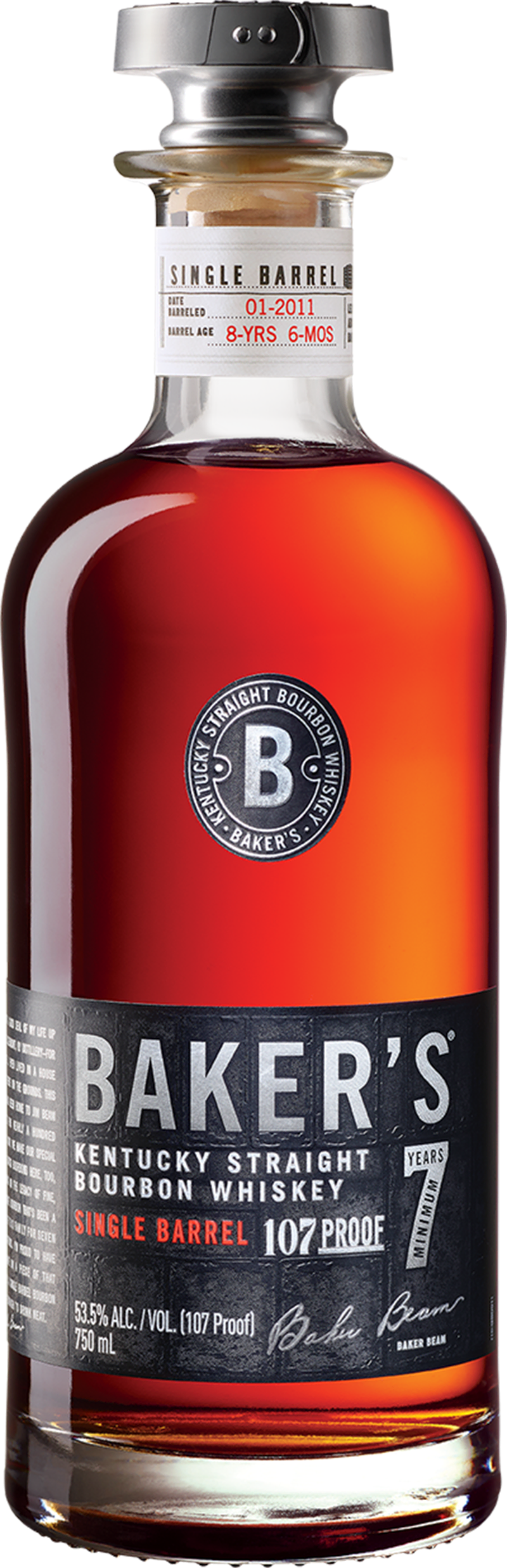 Baker's Single Barrel Kentucky Straight Bourbon Whiskey